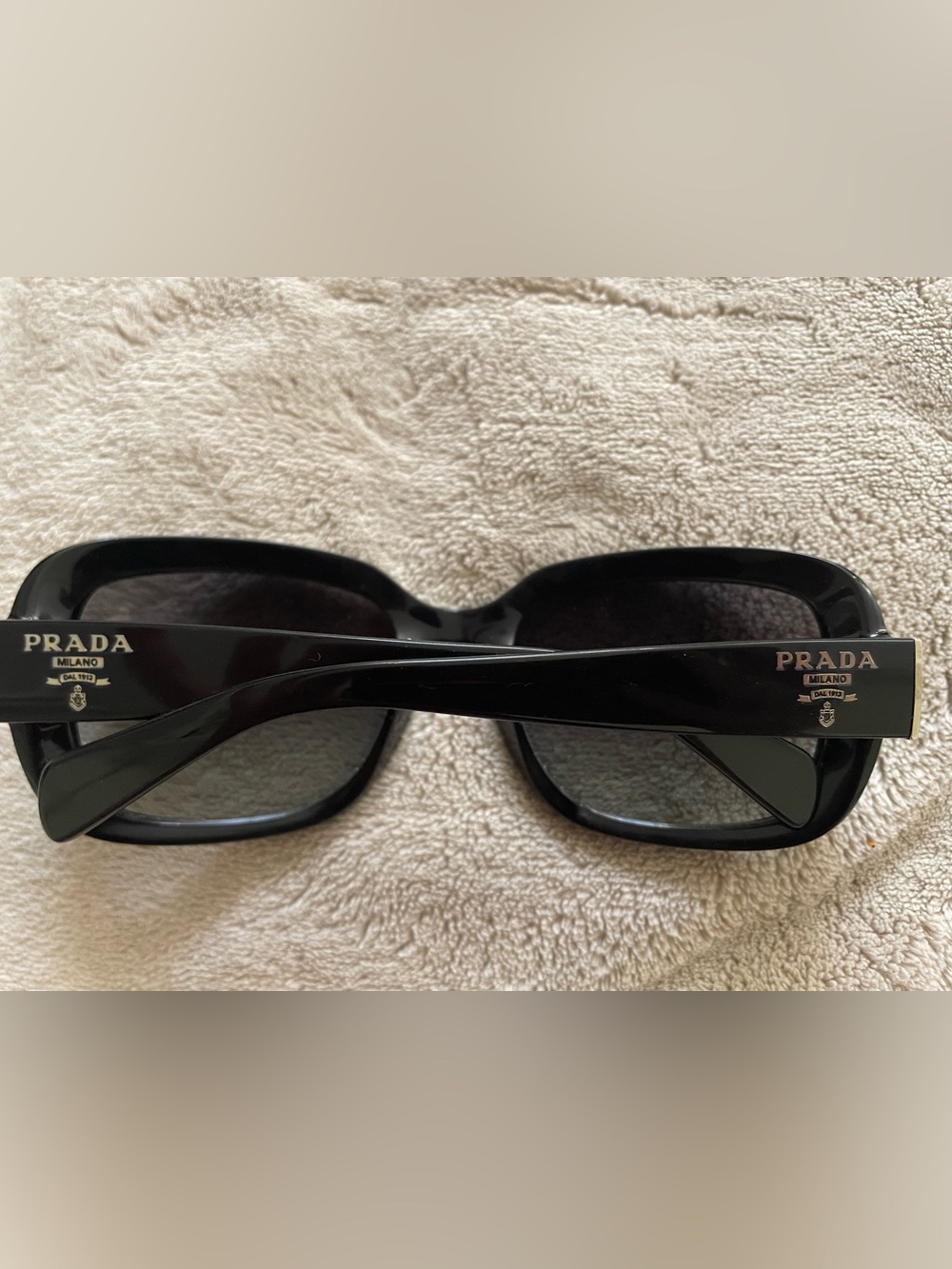 Authentic Prada Black Rectangular Women’s Sunglasses